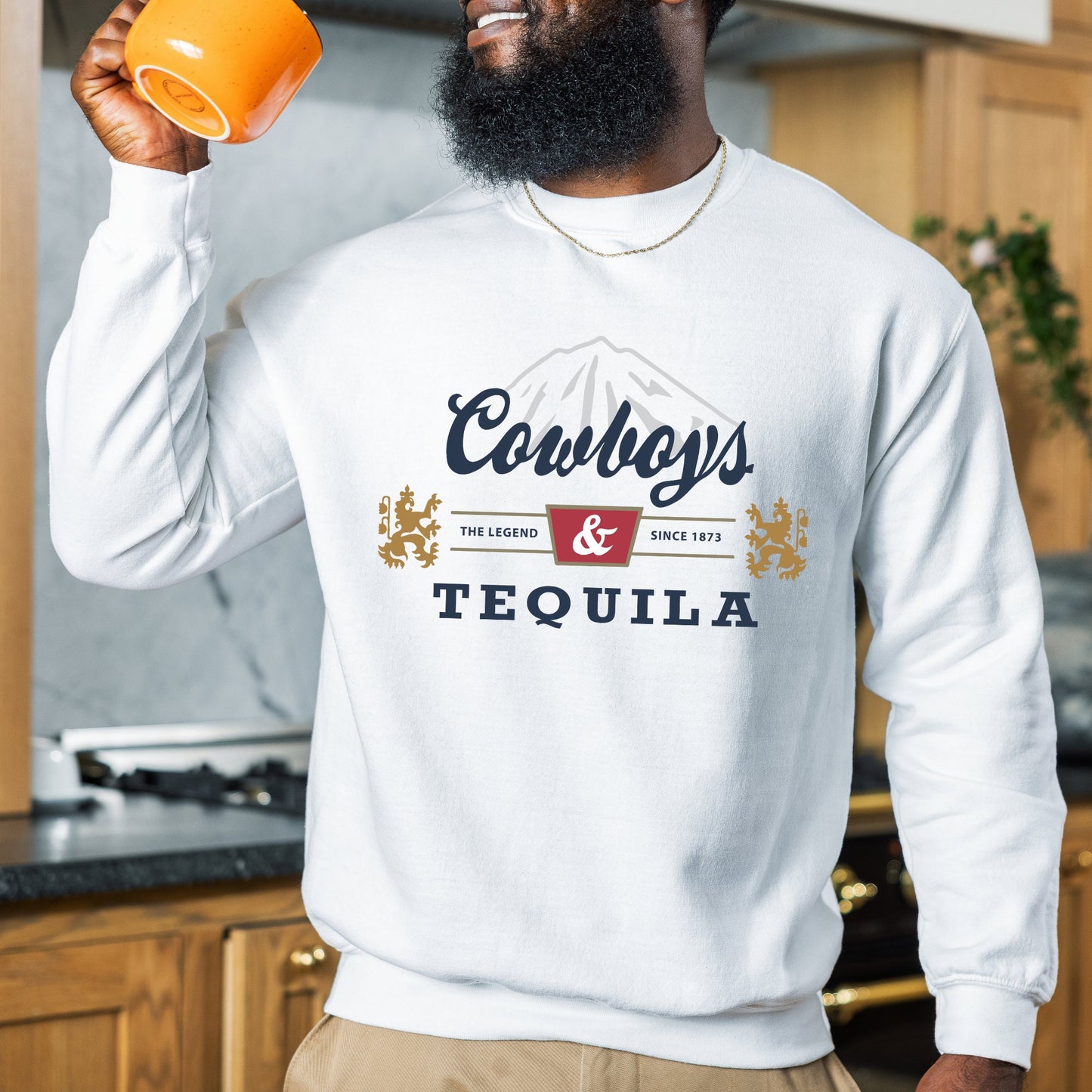 Cowboys and Tequila Crewneck Sweatshirt