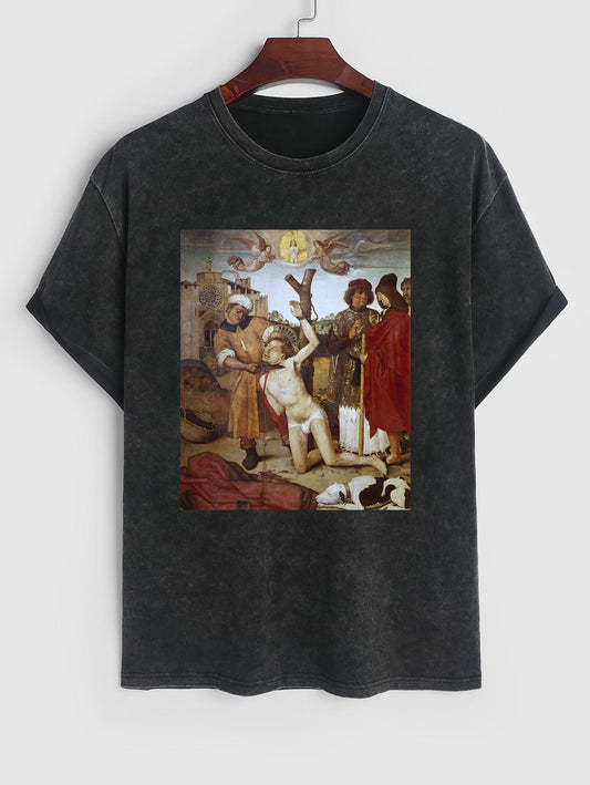 AYNE BRU Martyrdom of Saint Cucuphas Art Print Unisex T-Shirt