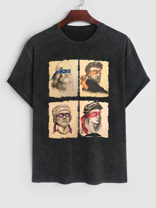 Leonardo Raphael Donatello Michelangelo Tmnt Scientists Comedy  Unisex T-shirt
