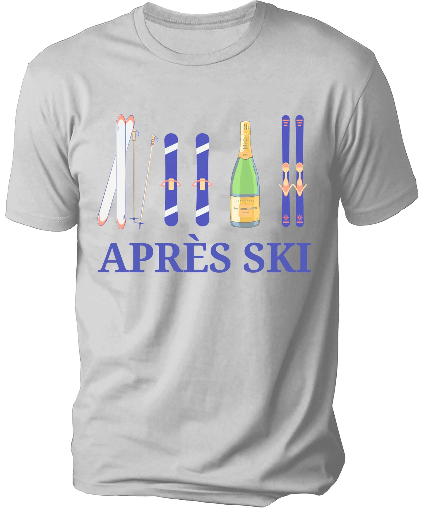 Unisex Casual T-Shirt Après Ski