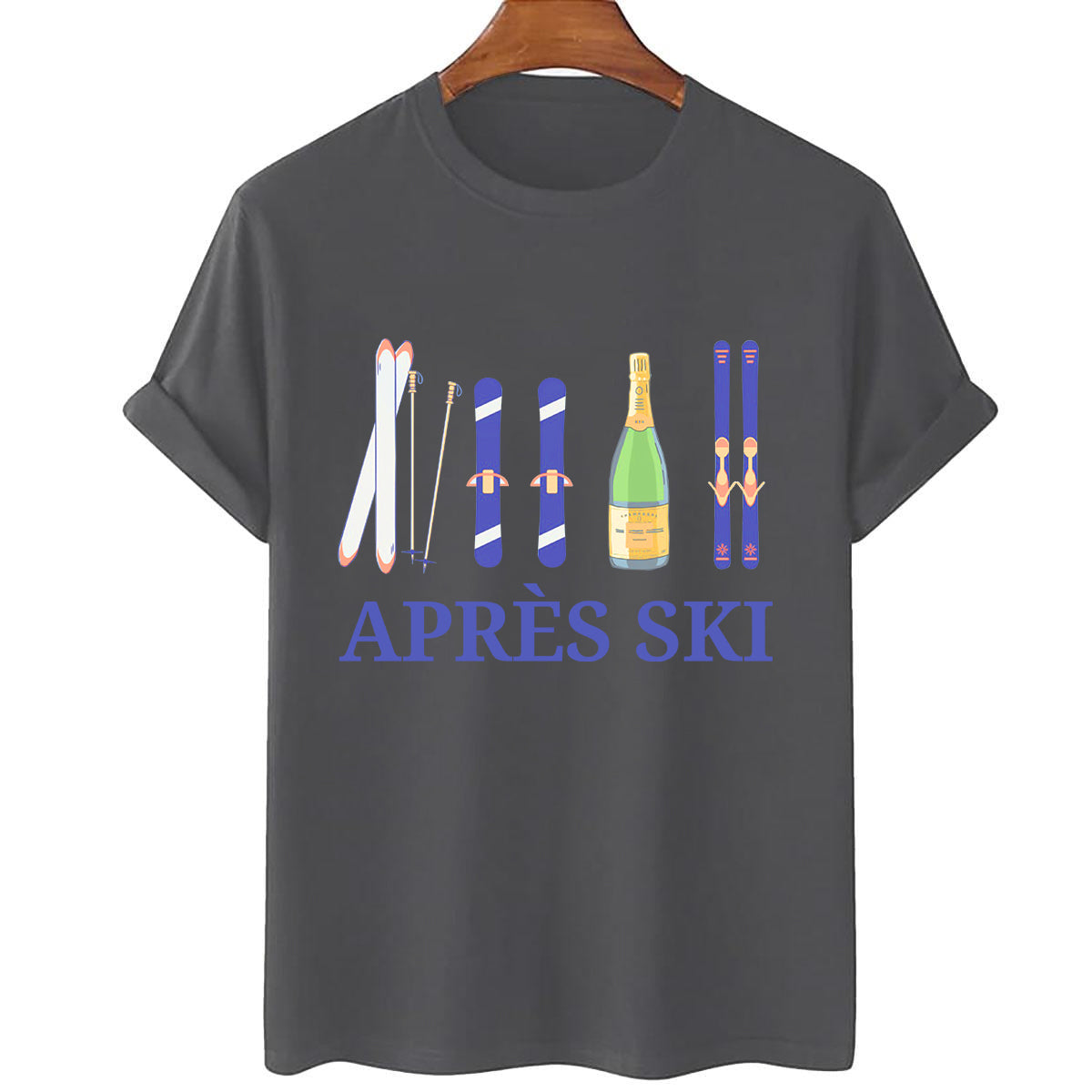 Unisex Casual T-Shirt Après Ski