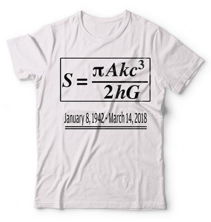 Unisex Stephen Hawking T-shirt Science Tee shirt Scientist Tee shirt Professor Stephen Hawking Tee Shirt