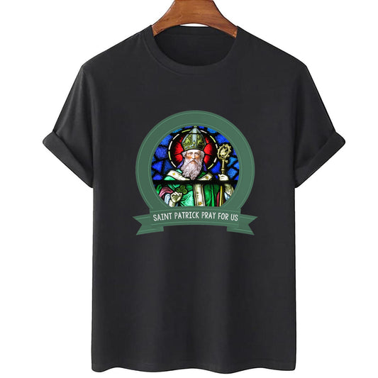 Unisex Saint Patrick of Ireland Catholic Religious T-Shirt