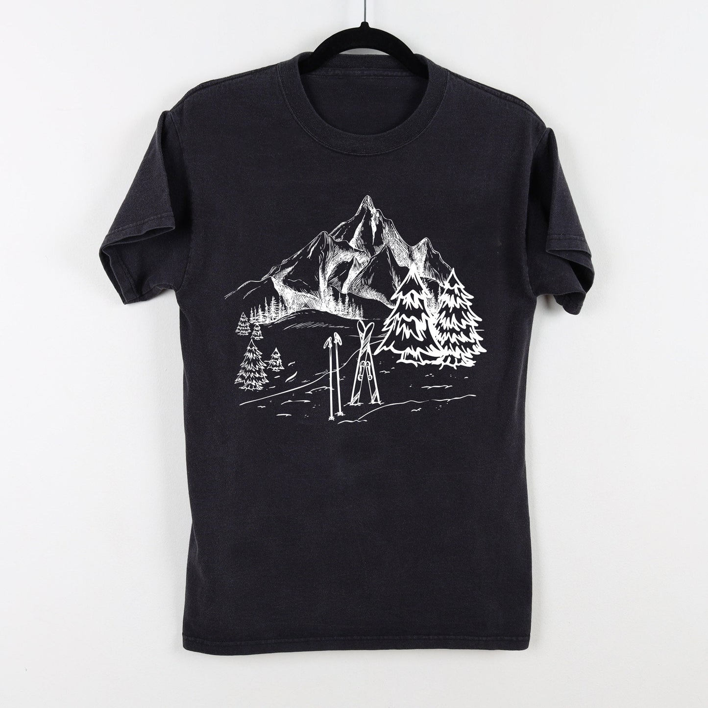Unisex Snow Skiing T-Shirt