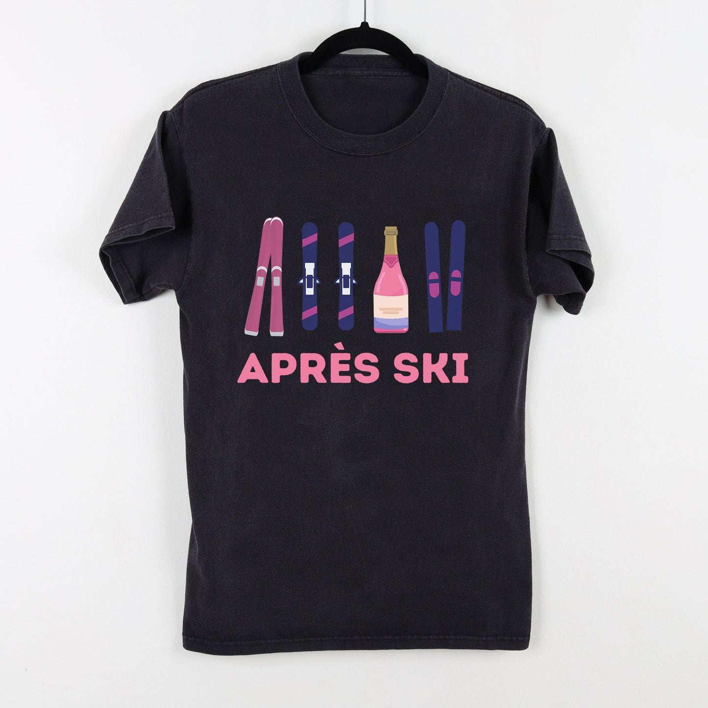Unisex Après Ski Pink Style T-Shirt