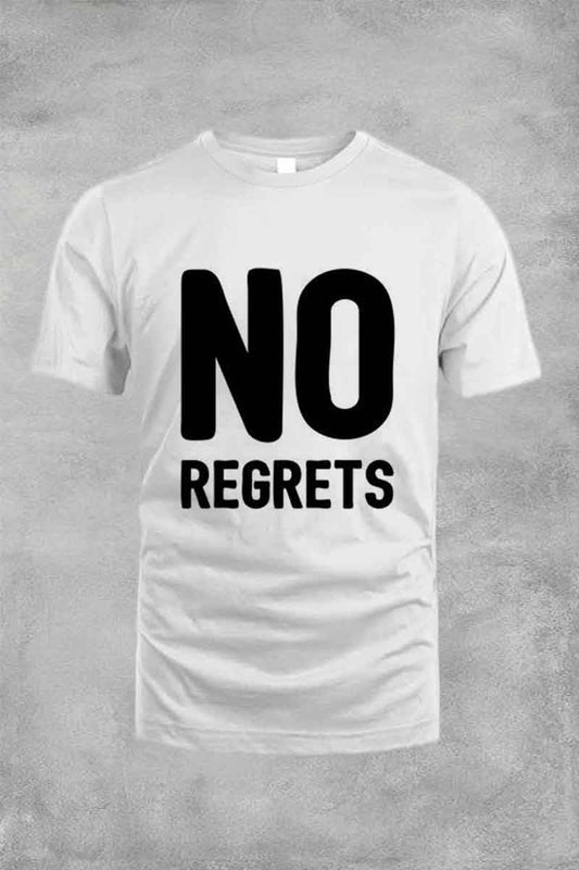 NO REGRETS TEE FOR MAN