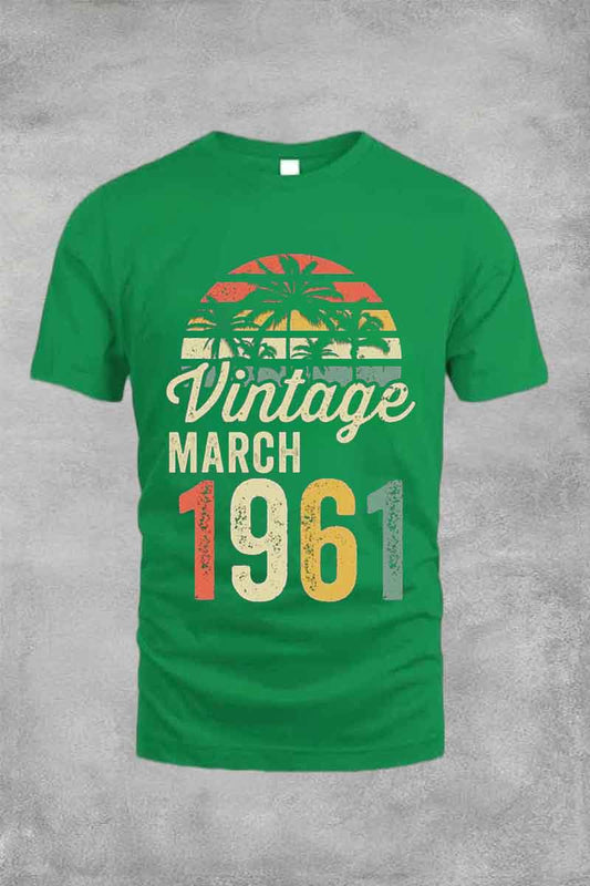 VINTAGE MARCH 1961 TEE FOR MAN