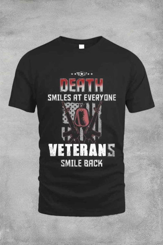 DEATH SMILES AT EVERYONE VETERANS SMILE BACK