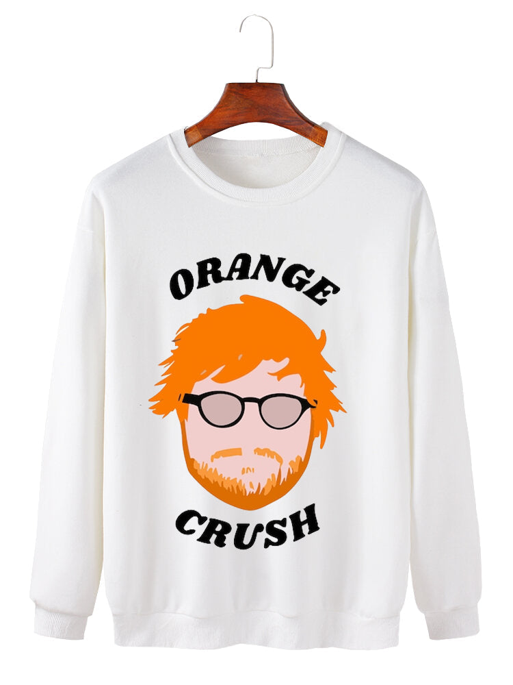 Ed Sheeran Orange Crush Crewneck Sweatshirt