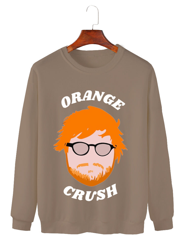 Ed Sheeran Orange Crush Crewneck Sweatshirt
